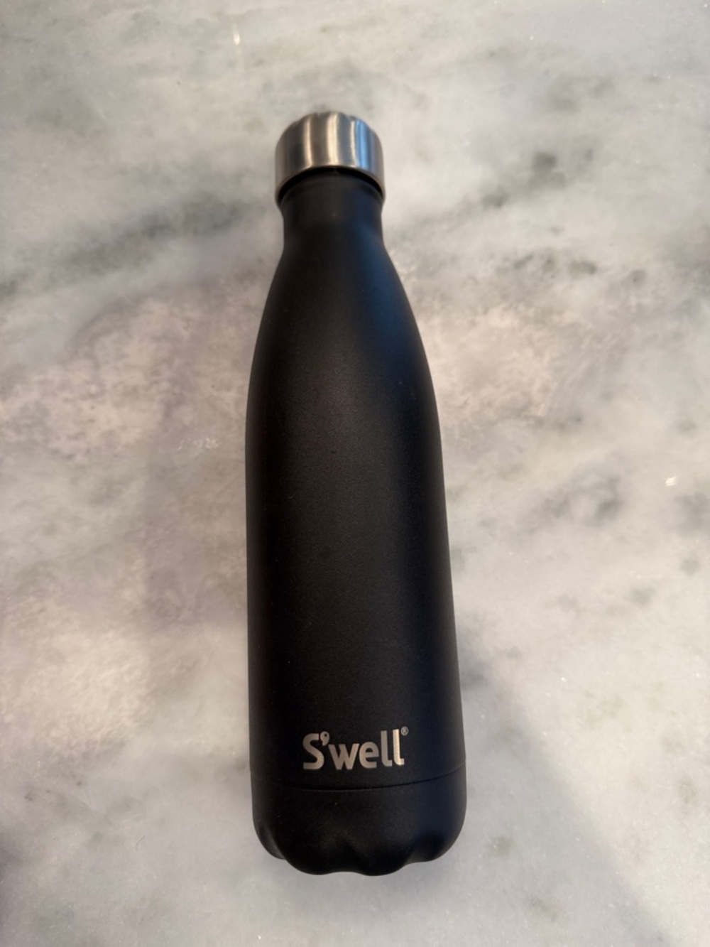 S'well Black Matte Insulated Stainless Steel Bottle
